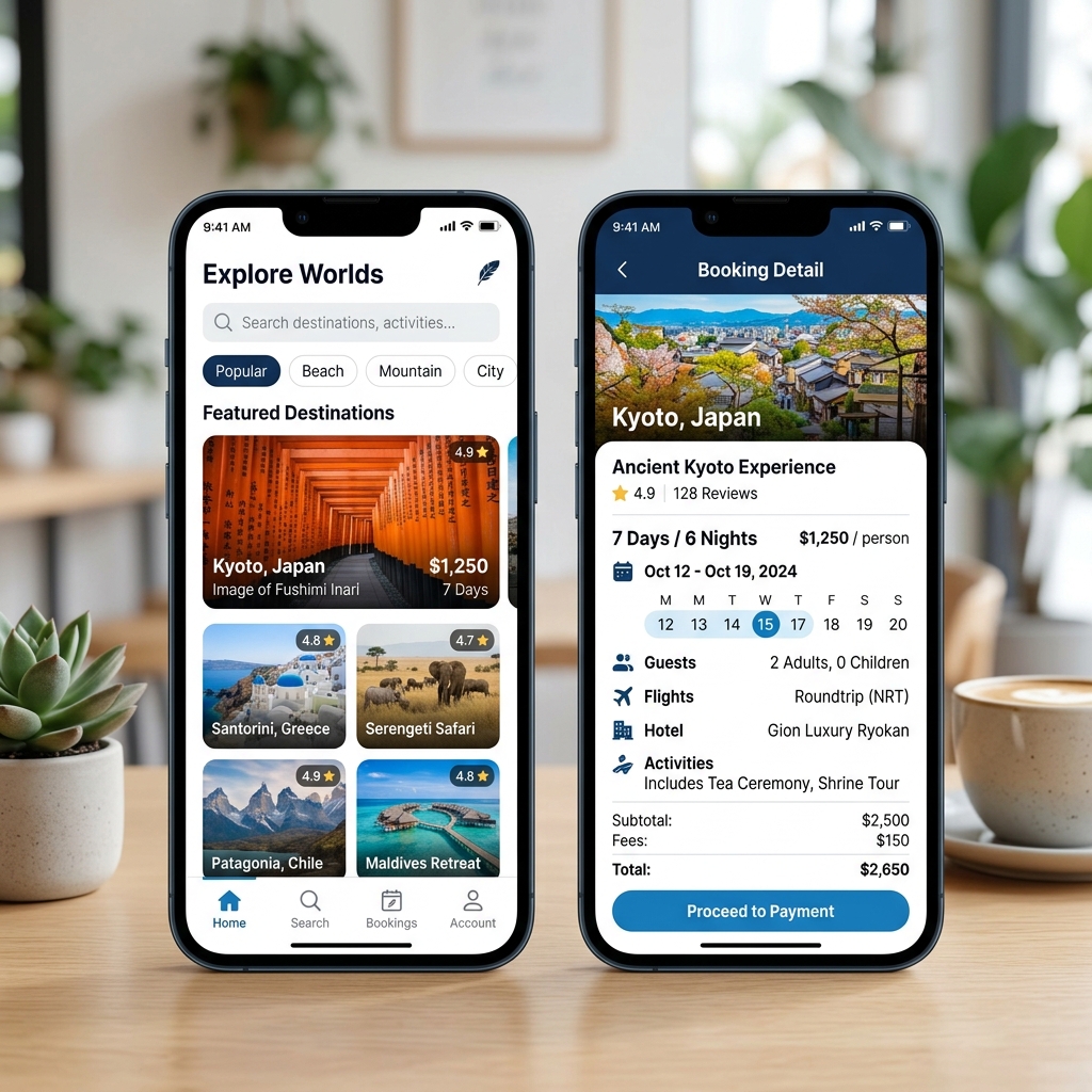 Travel Booking App project